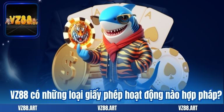 VZ88 có những loại giấy phép hoạt động nào hợp pháp?